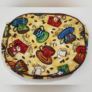 Bermuda Bag Cover**Reversible ** Coffee Cups/Cat Print C14